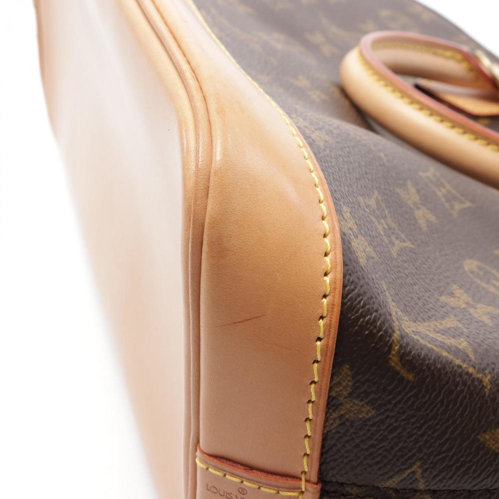 LOUIS VUITTON Alma PM Handbag Leather Brown - Picture 9 of 9